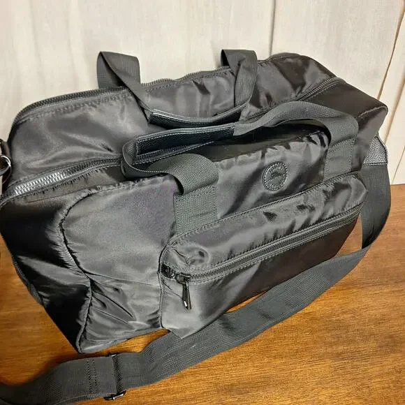 Tommy Bahama Nylon Carryon dufflebag crossbody travel work bag w laptop sleeve - Picture 2 of 8